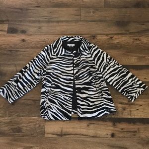 Appraisal zebra print jacket